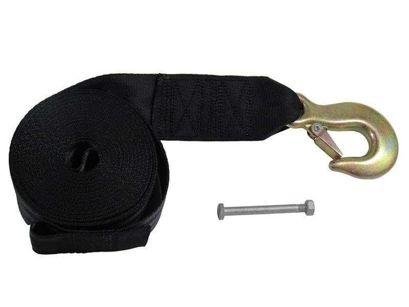 7 Metre Hand Winch Strap - 50MM 2500LBS Hook Eye Belt Webbing