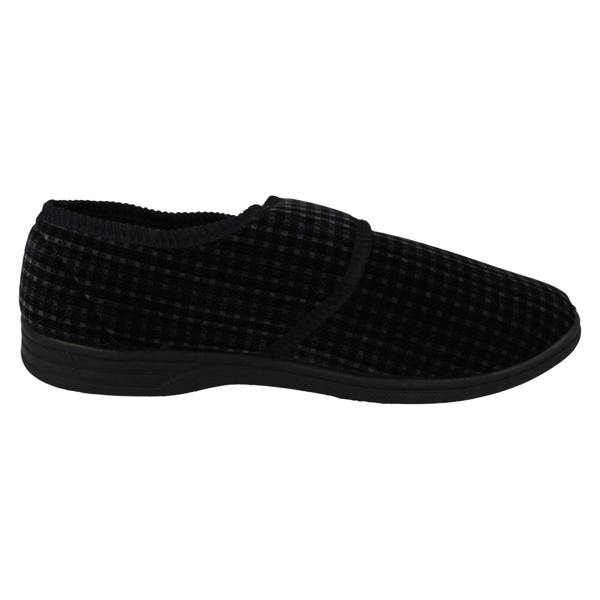 Jo & Joe Mens Jo & Joe Check Detailed Hook And Loop Slippers David