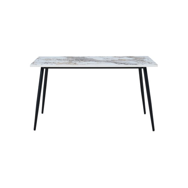 Horizon Medium Dining Table Marble Effect - Pandora