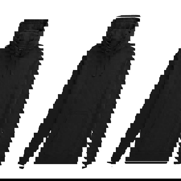 Animal Mens Icon Organic Drop Shoulder Hoodie - Jet Black - 