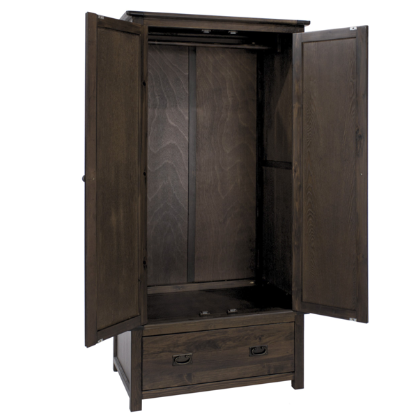 Core Products Boston 2 Door & 1 Drawer Wardrobe