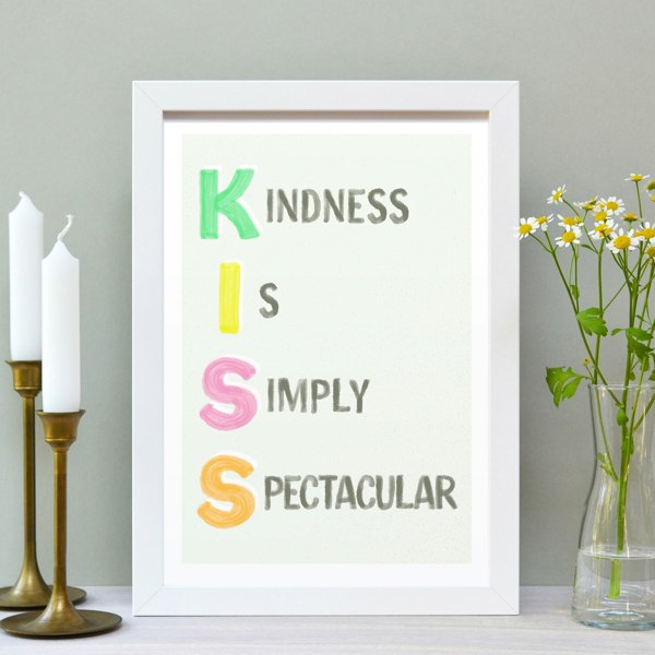 Hands & Hearts KISS print