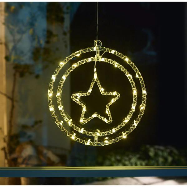 Scotts of Stow Star Rings Warm White 30cm