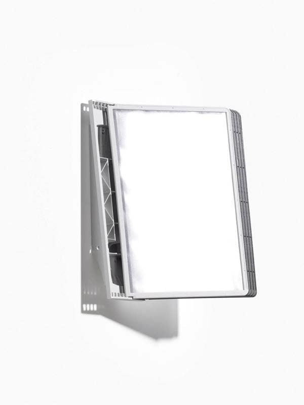 Durable SHERPA WALL 10 Display Panel Document Split Flap Index | A4 Black & Grey