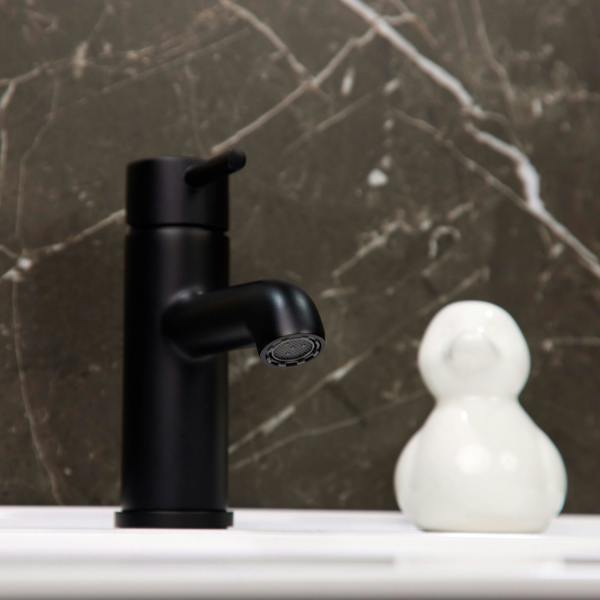 Flode Kumla | Mono Basin Mixer Tap | Matt Black
