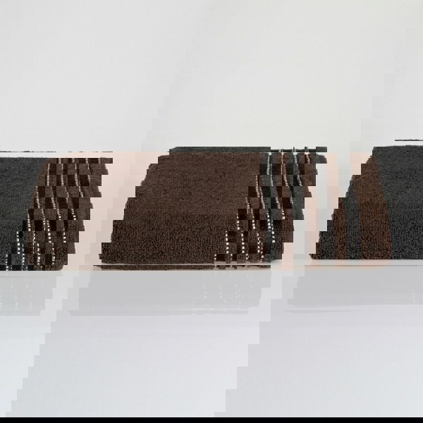 My Basic Stuff Cotton Towel Set | 500 GSM | Hand & Bath Towels | Ultra Soft & Absorbent | Chocolate