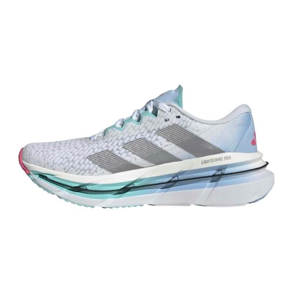 Adidas Womens/Ladies Adistar Byd Platform Trainers - White/Silver/Aqua - 