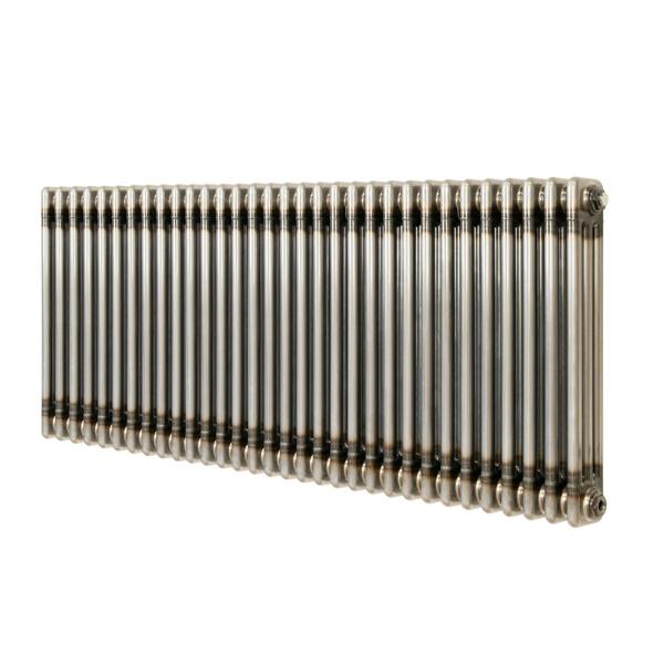 Monstershop Traditional 3 Column Radiator - 600 x 1460mm - Raw Metal
