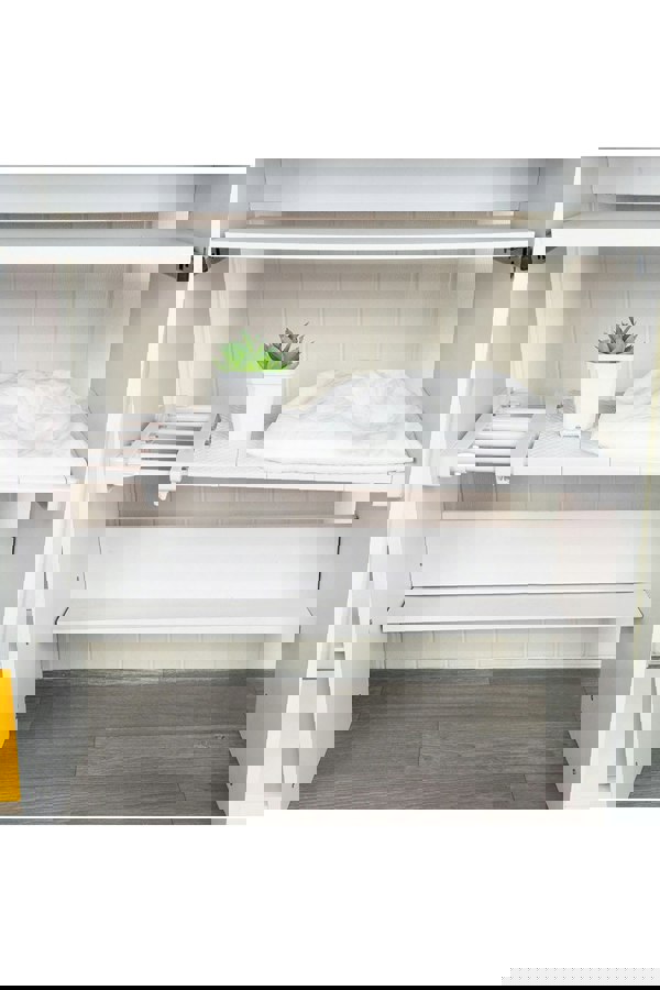 Living and Home Adjust Closet Cupboard Wardrobe Storage Organizer Shelf Extendable Divider Rack