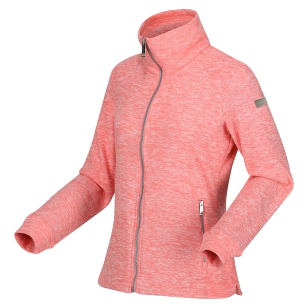 Regatta Women's Azaelia Marl Full Zip Fleece Jacket - Shell Pink