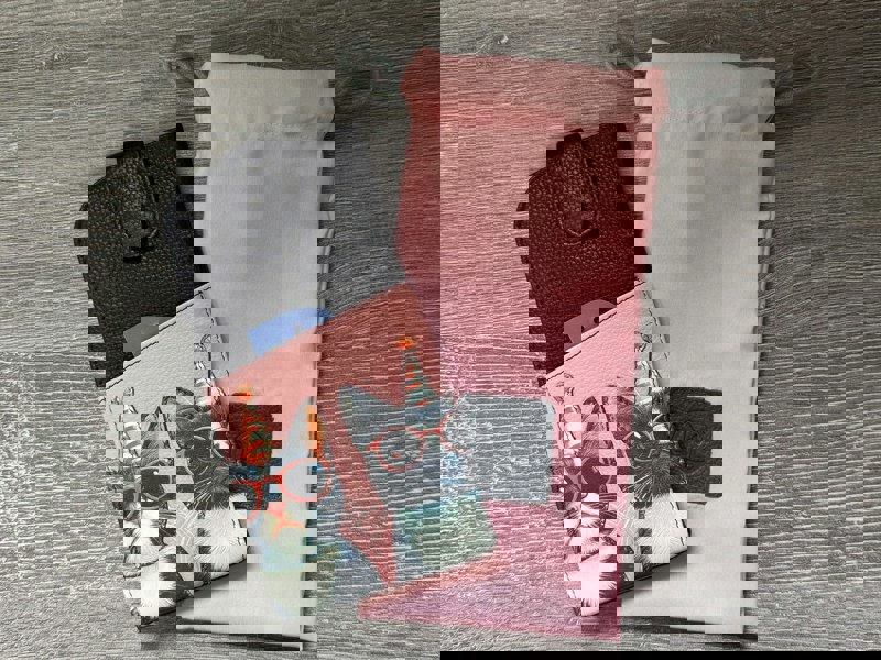 Mala Leather Cool Cats Wide Fit Leather Glasses Case