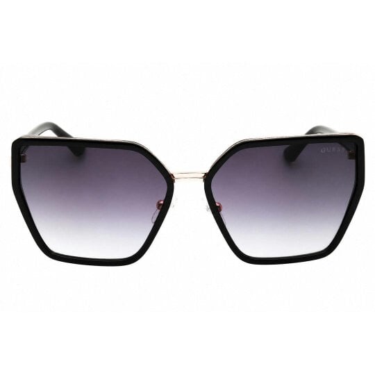 Guess Shiny Black Cat Eye Sunglasses