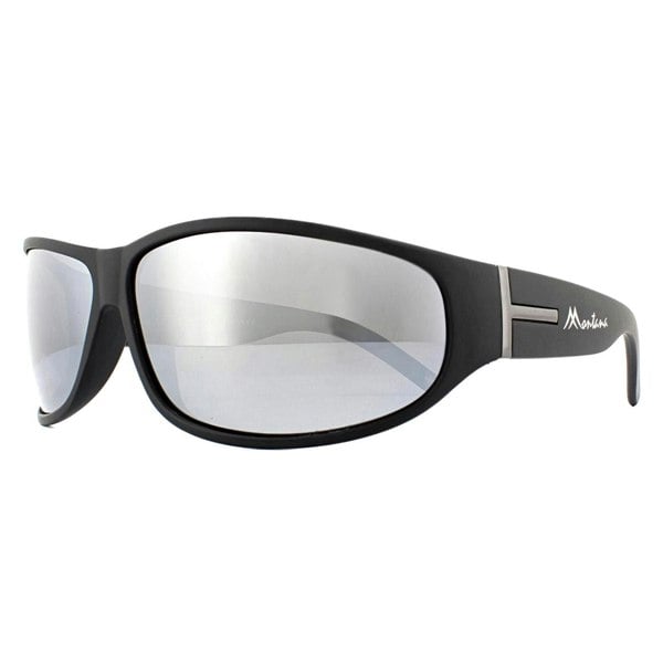 Montana Sunglasses SP308C Black Rubber Revo Silver Mirror Polarized