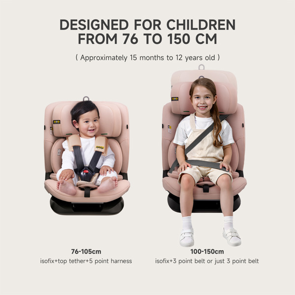 JoviKids Cici TT Car Seat - Rosewood