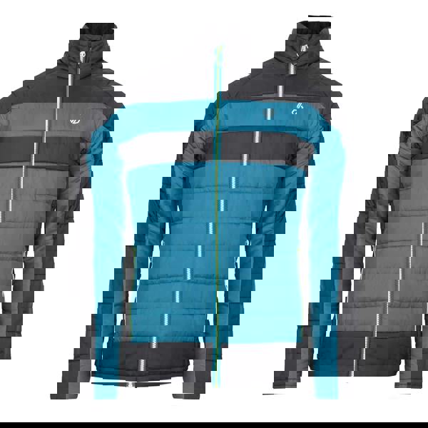 Dare 2B Mens Descending II Baffled Padded Jacket - Kingfisher Blue/Black - 