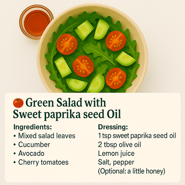 Ol'Vita Sweet Paprika Seed Oil | Cold Pressed | Unrefined