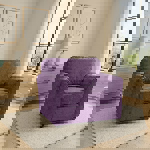 Furnishings For Less Monaco Chenille Fabric Armchair