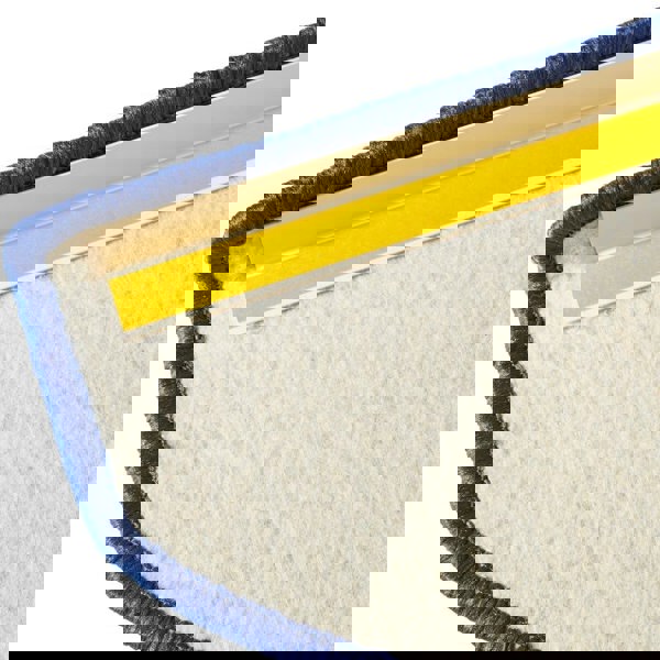 Modern Plain Blue Rug – Soft Short Pile