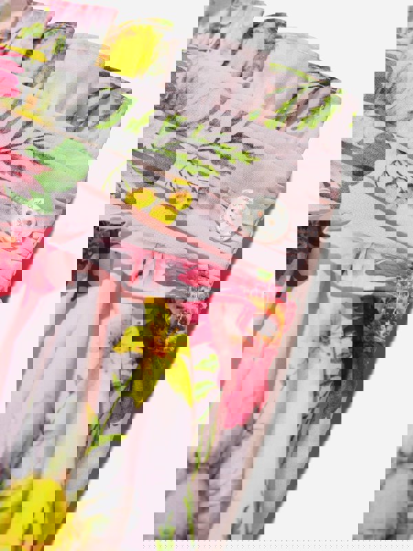 Patachou Girls Cotton Flower Print Skirt