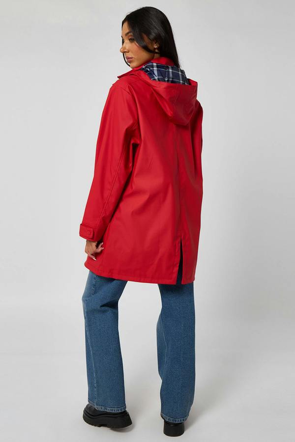 Urban Bliss Red Rubberised Raincoat