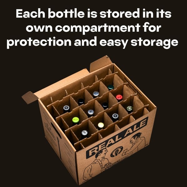 QWERTY Beer Box Traditional British Real Ale Hamper (12 x 500ml Bottles)