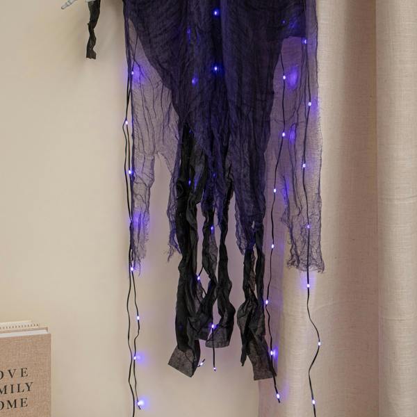 Samuel Alexander 1.2m Motion Activated Light up Halloween Hanging Wailing Ghoul with LEDs