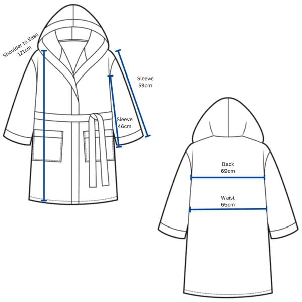 Harry Potter Blue and Gold Bathrobe