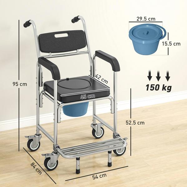 Commode Wheelchair