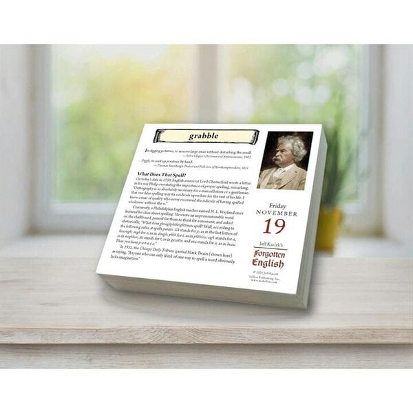 Forgotten English Desk Calendar 2027, Desk Calendars, Day To View, History & Literature, Gift