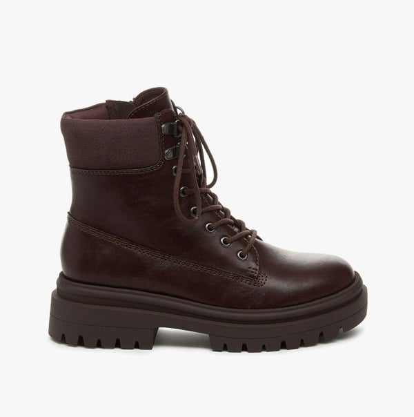 Rocket Dog DANIE Womens Lace Up Boots Dark Brown