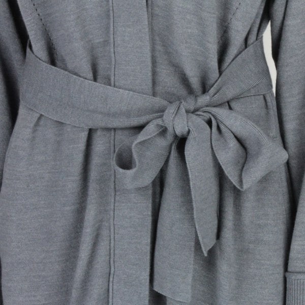 3.1 Phillip Lim elongated belted cardigan in heather grey 
