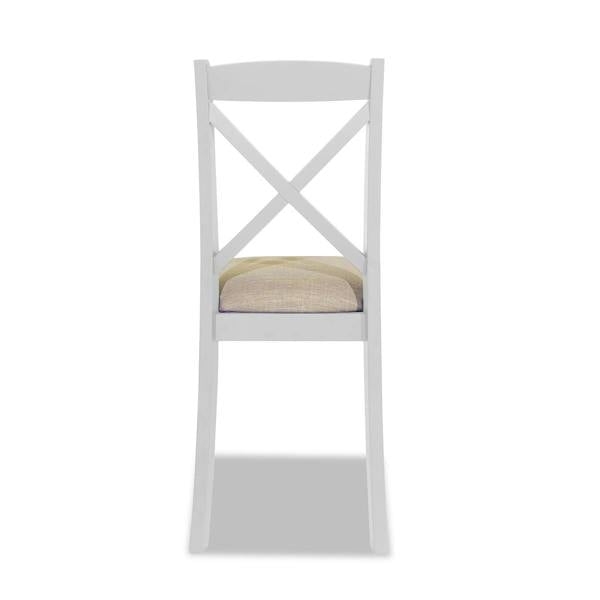 Statement Furniture Florence Crossback Dining Chair with Upholstered Seat