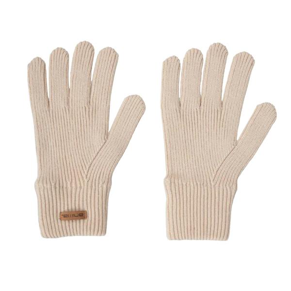 Animal Unisex Adult Rowan Knitted Gloves - Beige - 