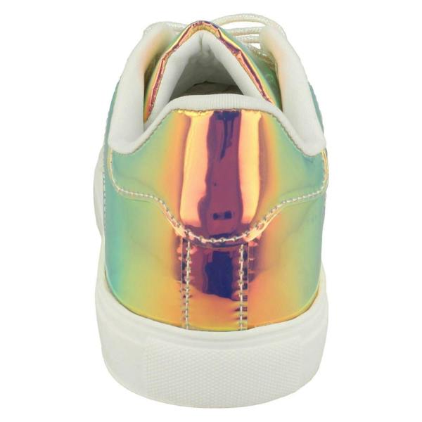 Spot On Ladies Spot On Casual Hologram Pumps