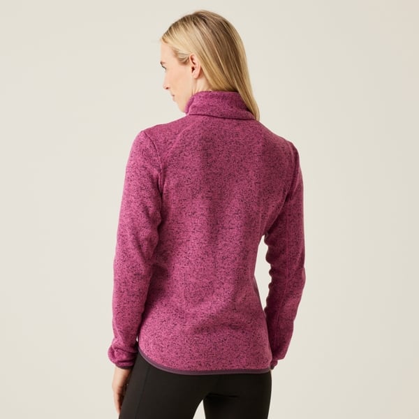 Regatta Women's Newhill Marl Full Zip Fleece Jacket - Violet