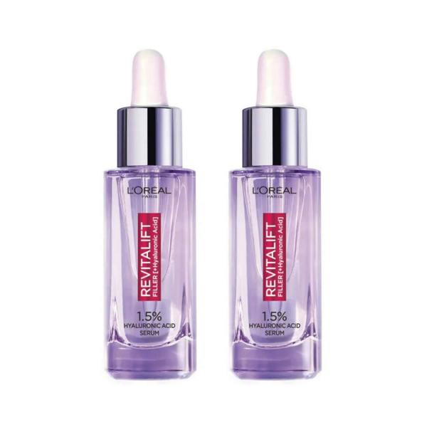 L'Oreal LOreal 30ml Revitalift Filler Hyaluronic Acid Serum x2