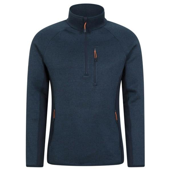 Mountain Warehouse Mens Treston Fleece Top - Navy