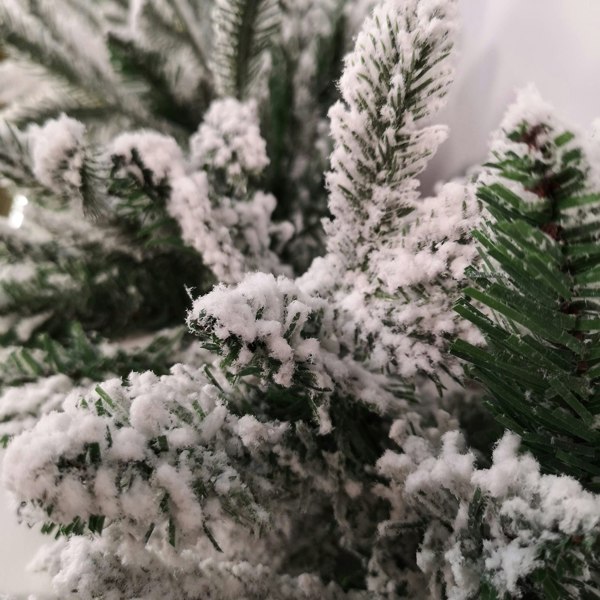 Samuel Alexander 1.8m Snow Flocked Lapland Christmas Garland with 150 Tips