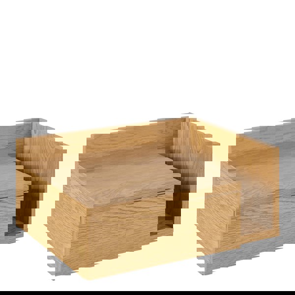 Furniture To Go Ashlan Square Bedside Table with 1 Drawers in Oak