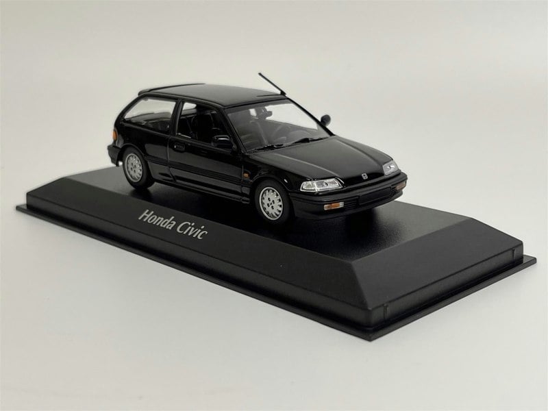 Maxichamps Honda Civic 1990 Black 1:43 Maxichamps 940161501