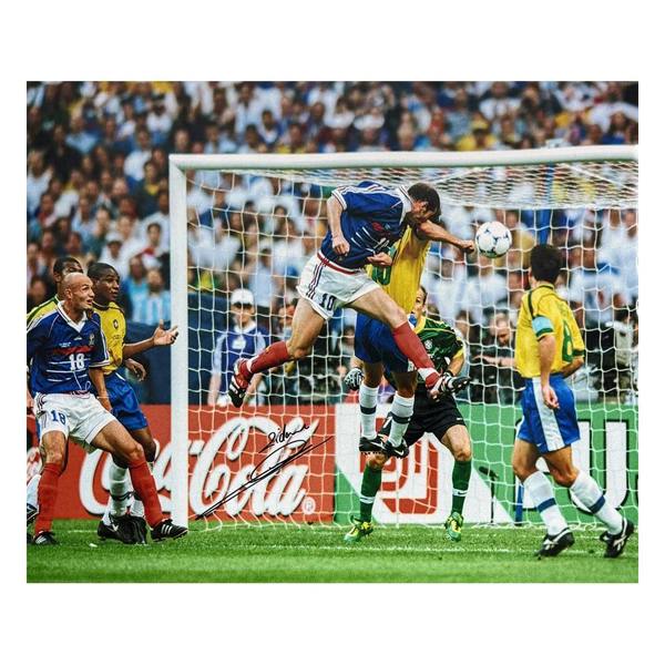 Unbranded Zinedine Zidane signed France 1998 World Cup Final 16x20 photo — Unframed