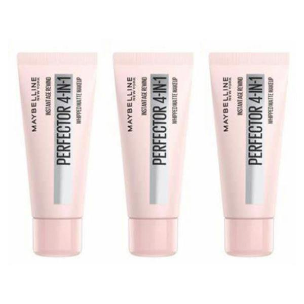 Maybelline New York 3 x Maybelline Instant Anti Age Perfector 4-in-1 Whipped Matte Makeup - 05 Deep