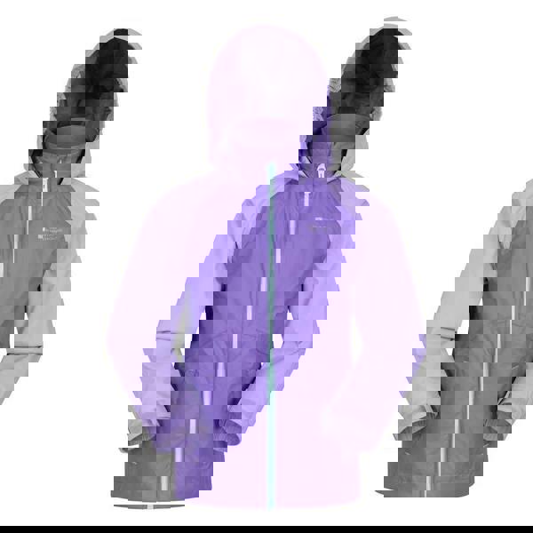 Mountain Warehouse Childrens/Kids Torrent II Waterproof Jacket - Lilac