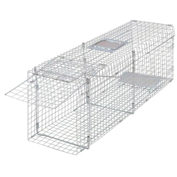 Berkfield Galvanised Live Trap 100 cm
