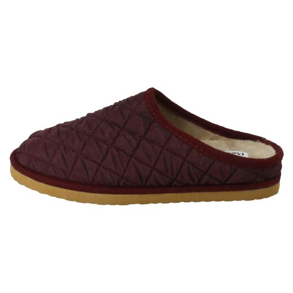 Padders Ladies Padders Quilted Design Slip On Extra Wide Mule Slippers Thetis