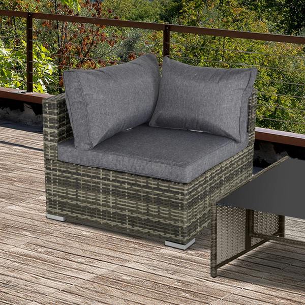 Rattan Corner Sofa