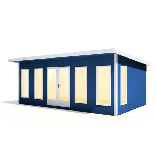 20x12 insulated Garden Studio Office Pent Roof - Best Shed