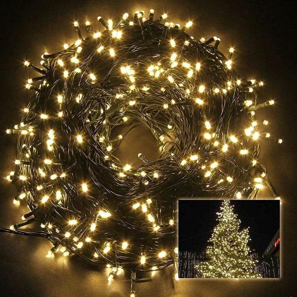 Warm White LED Multifunction Timer Outdoor String Fairy Lights in Sizes 10m to 200m image 9