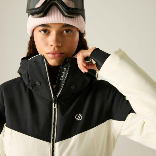 Dare 2B Womens Flurry III Ski Jacket - Black/Egret