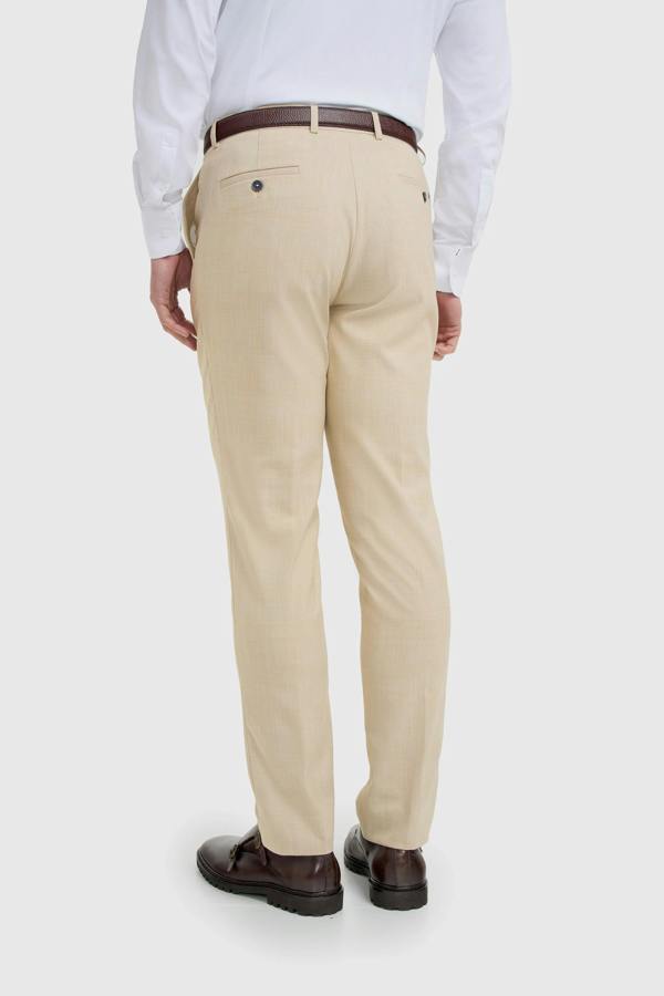 House of Cavani Camden - Men's Beige 3 Piece Check Suit